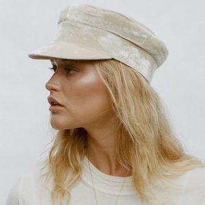 Lack of Color Gold Velveteen Hat